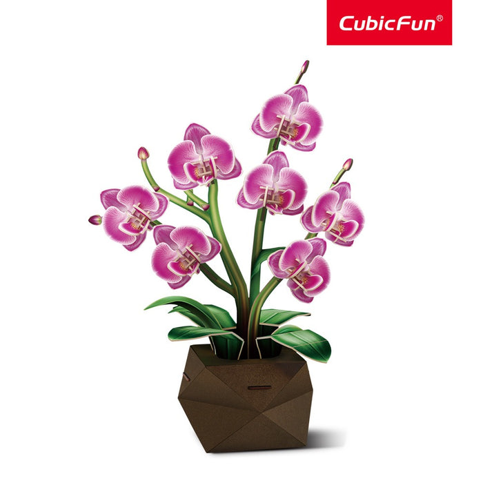 Cubic Fun Пъзел 3D Букет Орхидеи 85ч.