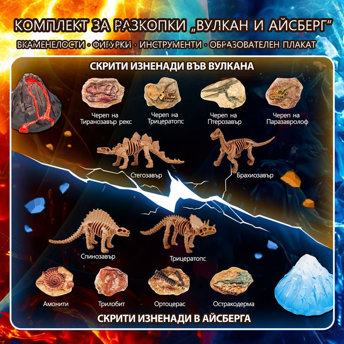 Cubic Fun DigXplorer Вулкан и Айсберг