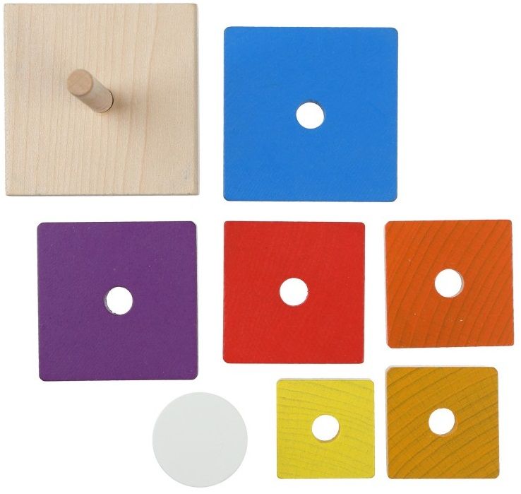 Дървена кула-низанка Cubika, 8 части