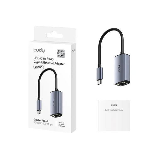 CUDY UE10C USB-C към Ethernet адаптер