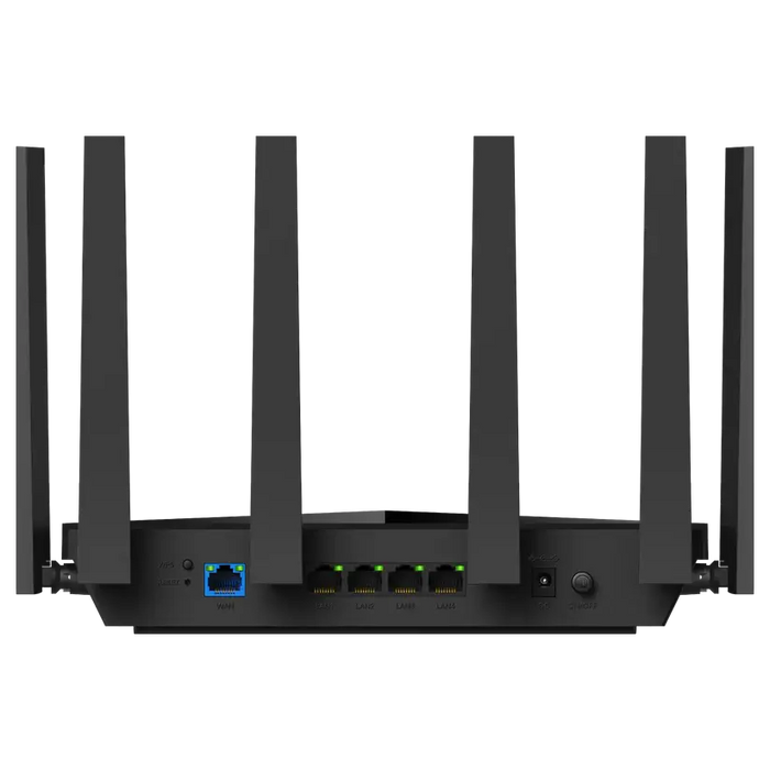 Безжичен рутер Cudy WR6500H, BE6500 двубандов Wi-Fi 7, 1x2.5Gbps WAN порт,4x10/100/1000, 6x5dBi антени
