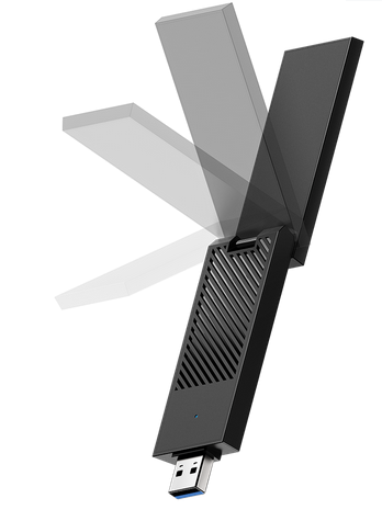 Мрежова карта Cudy WU6500, BE6500 Tri-band WiFi7 USB 3.0