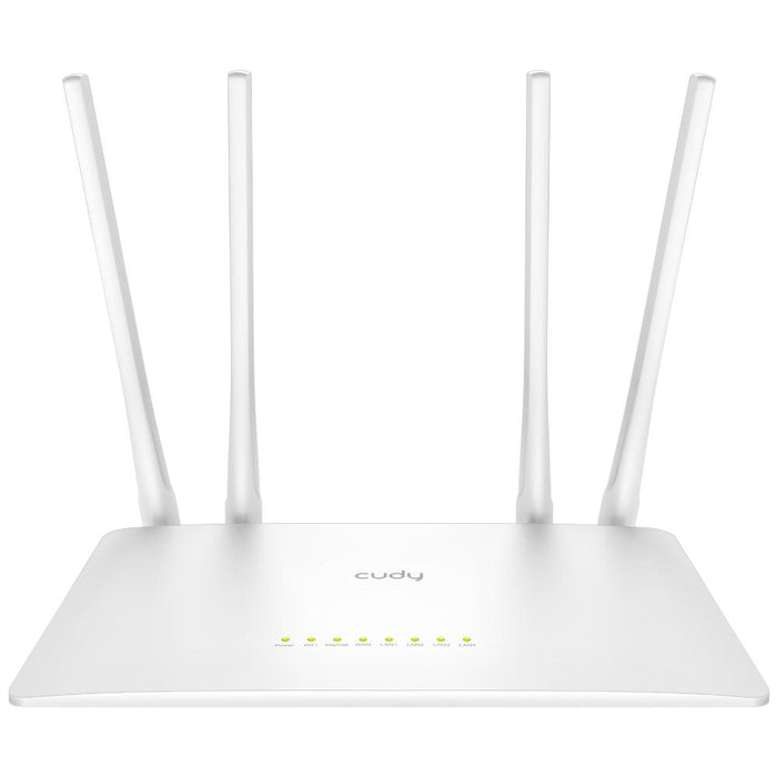 Безжичен рутер Cudy WR1200, V2.0, 2.4/5 GHz, 300 - 867 Mbps, 10/100/