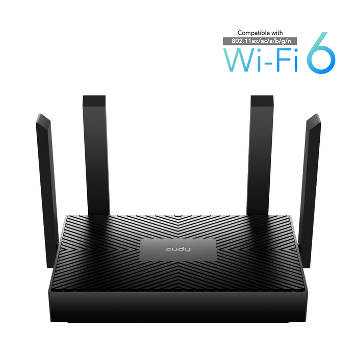 Безжичен рутер Cudy WR1500, AX1500, Gigabit Wi-Fi 6, 4&times;10/100/1000
