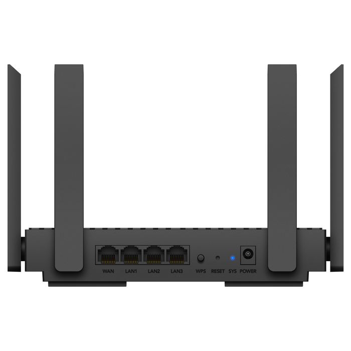 Безжичен рутер Cudy WR1500, AX1500, Gigabit Wi-Fi 6, 4&times;10/100/1000