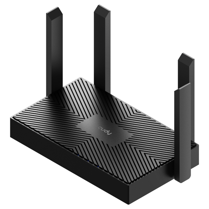 Безжичен рутер Cudy WR1500, AX1500, Gigabit Wi-Fi 6, 4&times;10/100/1000