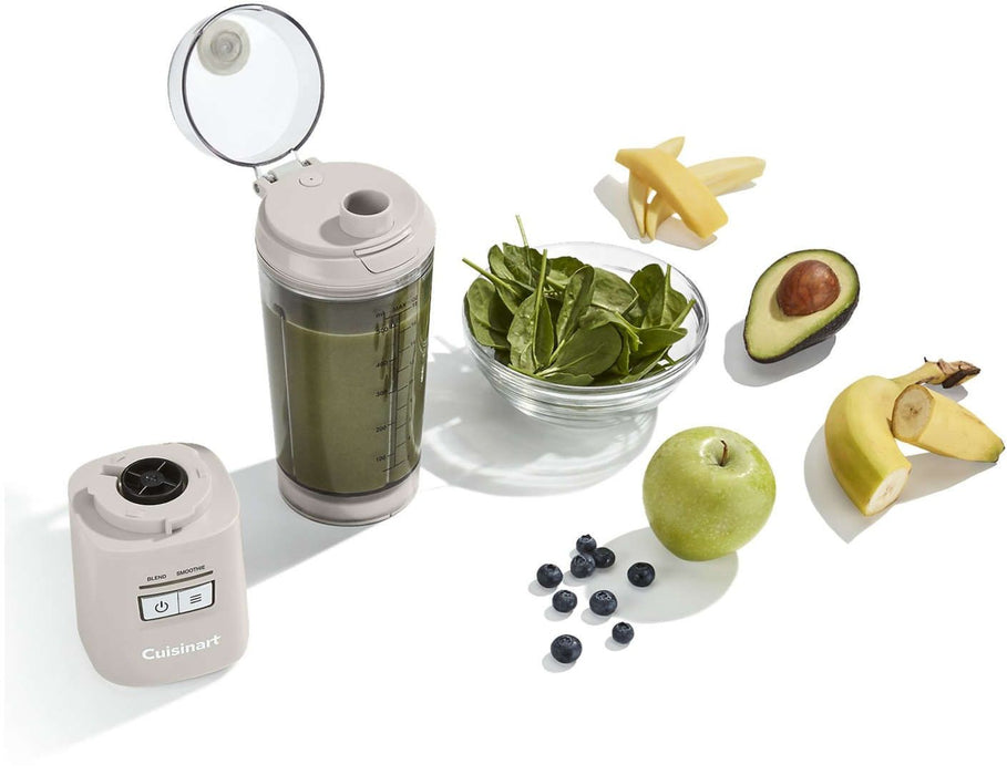 Блендер Cuisinart - Blast & Go PBL100E, 0.5 l, 2 степени, 120W, бял