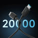 Cuktech CKCTC615NCBK USB-C 6A 240W кабел 1,5 м - черен