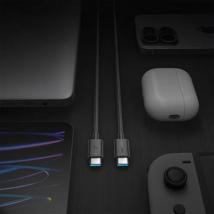 Cuktech CKCTC615NCBK USB-C 6A 240W кабел 1,5 м - черен
