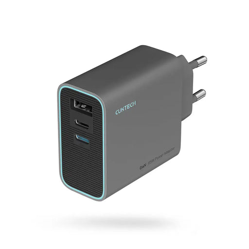 Cuktech CUKAD653EUGR 65W GaN зарядно за стена 2 x USB-C 1 x