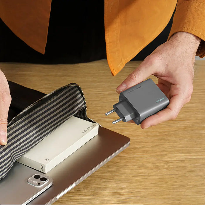 Cuktech CUKAD653EUGR 65W GaN зарядно за стена 2 x USB-C 1 x