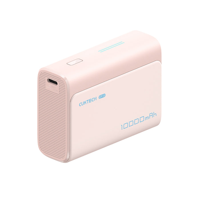 Външна батерия Cuktech CP13 30W 10000mAh USB-C + USB-A - розова