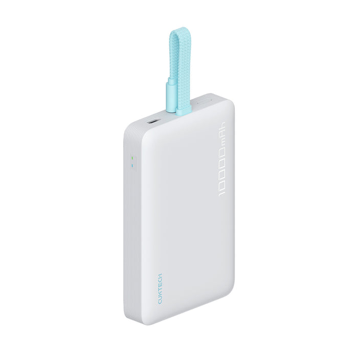 Магнитна външна батерия Cuktech CP132ML 10000 mAh - бяла