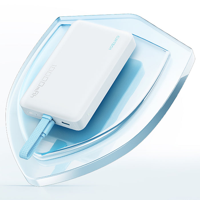 Магнитна външна батерия Cuktech CP132ML 10000 mAh - бяла