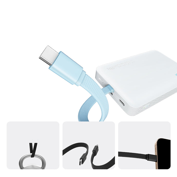 Магнитна външна батерия Cuktech CP132ML 10000 mAh - бяла