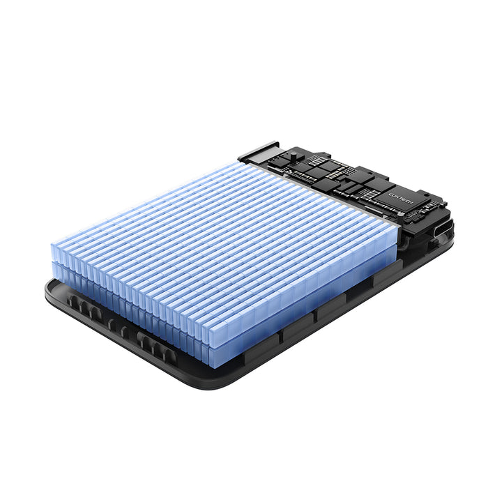 Cuktech WPB100 10000 mAh Qi2 Магнитна външна батерия 30W със стойка - Черна