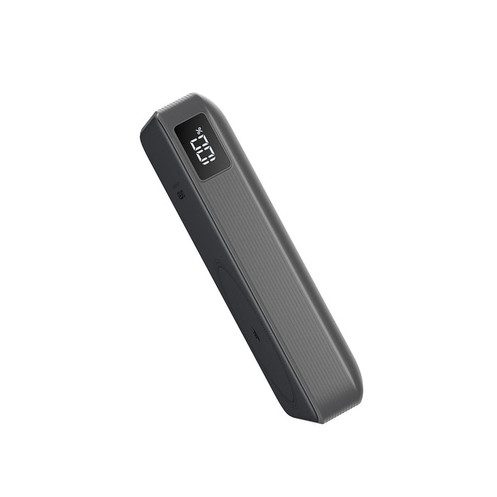 Cuktech WPB100 10000 mAh Qi2 Магнитна външна батерия 30W със стойка - Черна