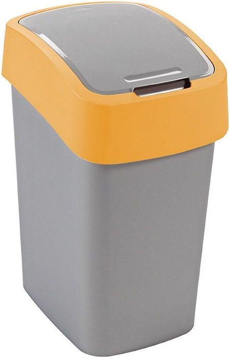 Кош за отпадъци Curver - Flip, 25 l, оранжев