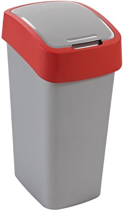 Кош за отпадъци Curver - Flip, 45 l, червен