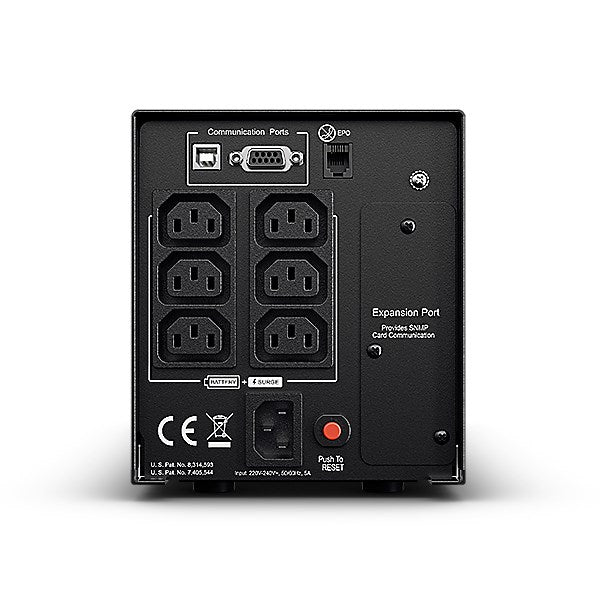 CyberPower PR750ELCD непрекъсваемо захранване (UPS) Линейно-интерактивно 0.75 kVA 675 W 6 AC контакта