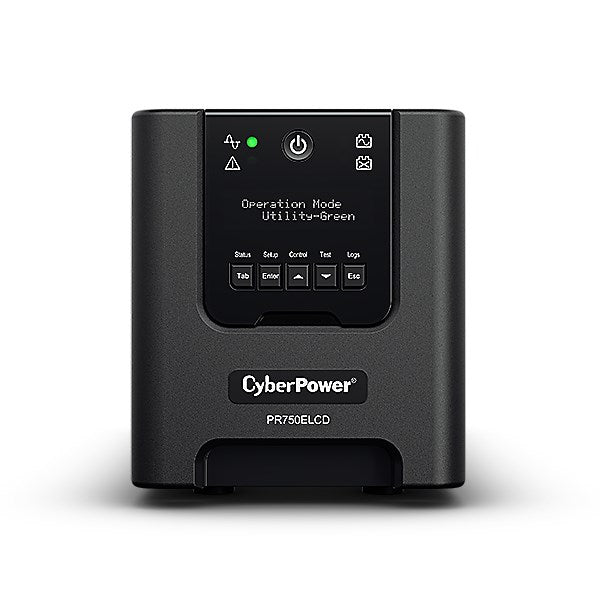 CyberPower PR750ELCD непрекъсваемо захранване (UPS) Линейно-интерактивно 0.75 kVA 675 W 6 AC контакта