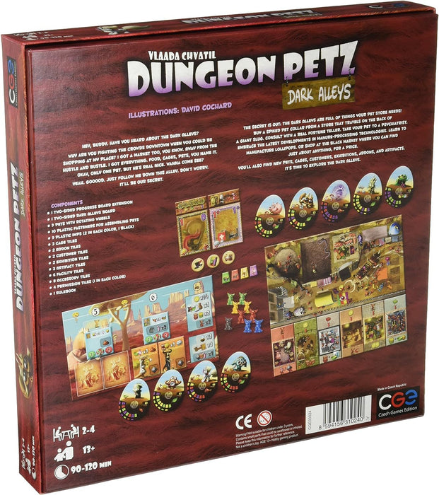 Разширение за настолна игра Dungeon Petz - Dark Alleys