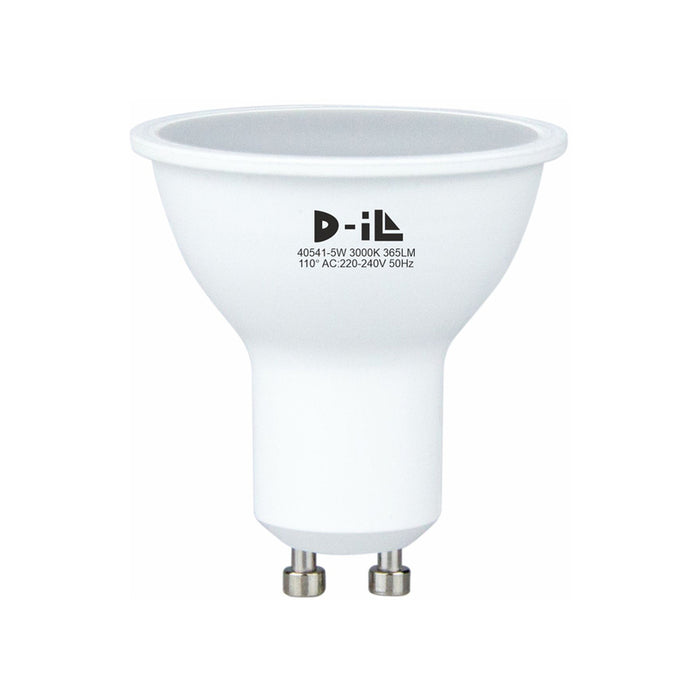 LED КРУШКА GU10 5W 365LM 3000K D-IL