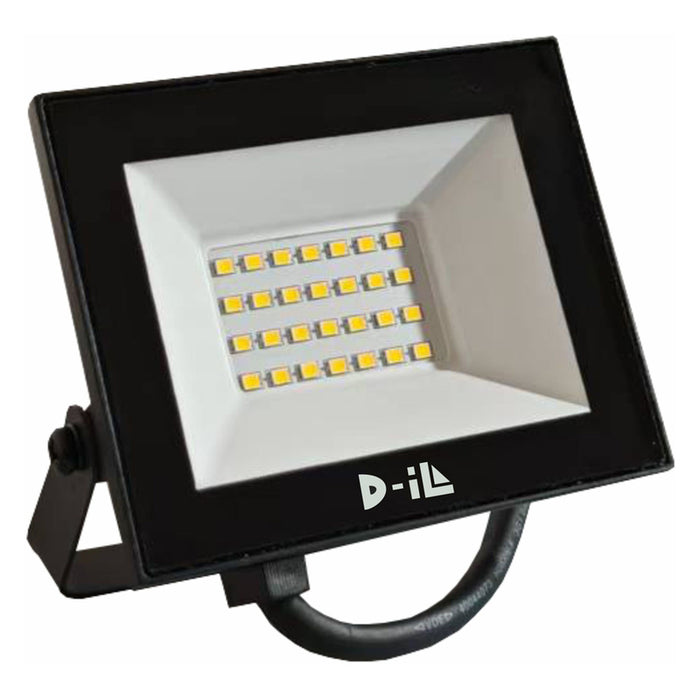 LED ПРОЖЕКТОР 20W 6500К 1650LM IP65 ЧЕРЕН D-IL