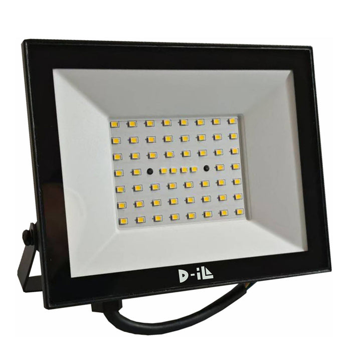 LED ПРОЖЕКТОР 50W 6500К 4300LM IP65 ЧЕРЕН D-IL