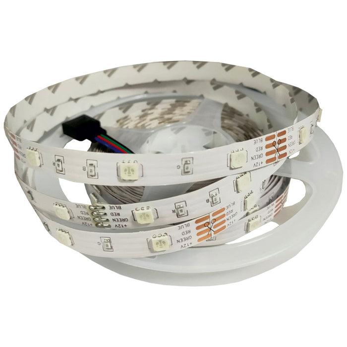 LED ЛЕНТА 9.6W 5M 12V RGB 60/1 IP20 D-IL