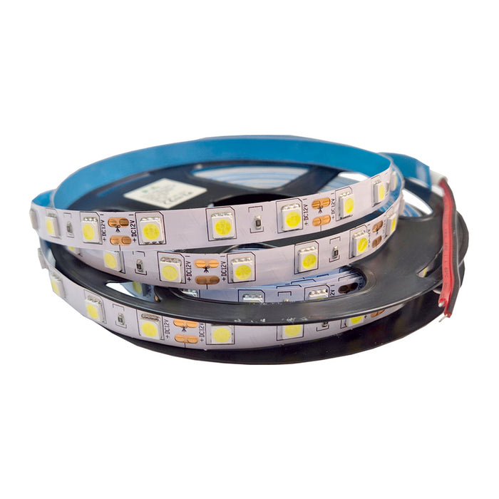 LED ЛЕНТА 12W 5M 12V 6000K 60/1 IP20 D-IL