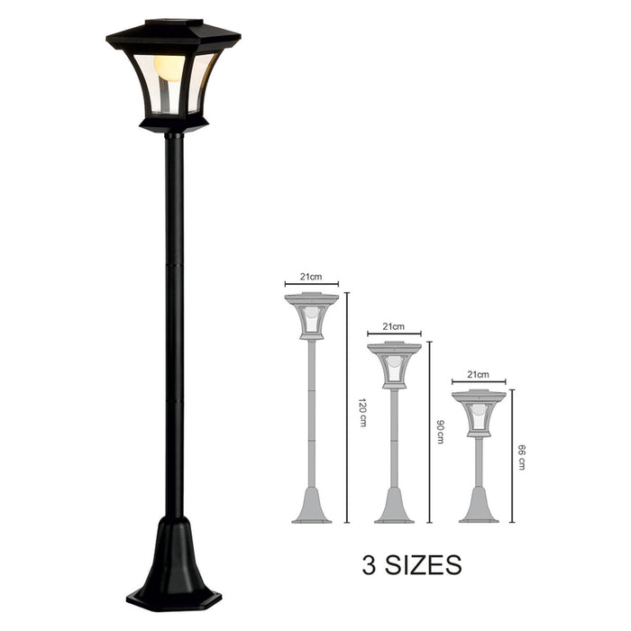 LED СОЛАРЕН ГРАДИНСКИ ФЕНЕР 1W 3000K IP44 D-IL