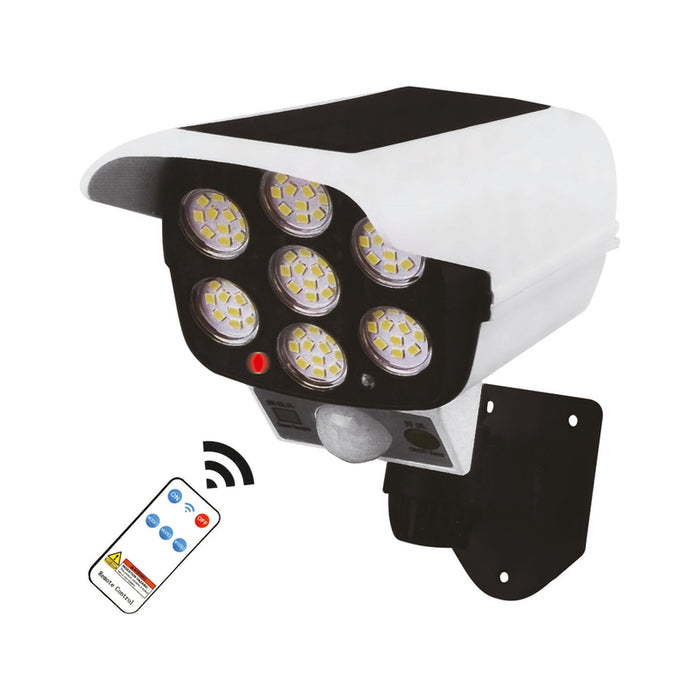 LED СОЛАРНО ТЯЛО 5W СЪС СЕНЗОР 6000К IP44 С ДИСТАНЦИОННО D-IL