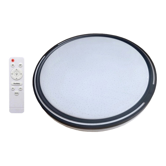 LED ПЛАФОН 40W CCT 3800LM ДИСТАНЦИОННО D-IL PLANET BLACK