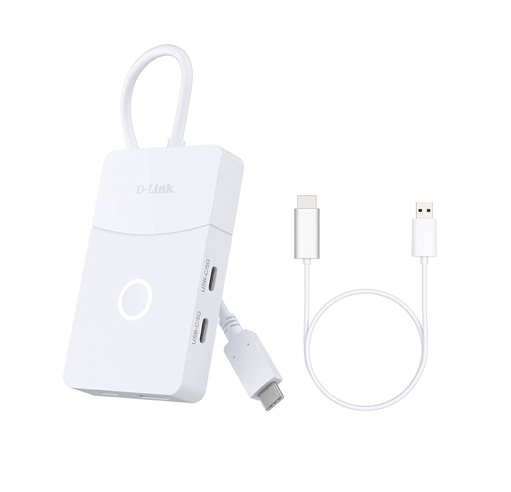 D-Link 5-в-1 USB-C хъб с безжичен HDMI