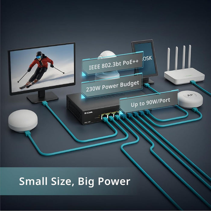 Суич D-Link DMS-108P/E