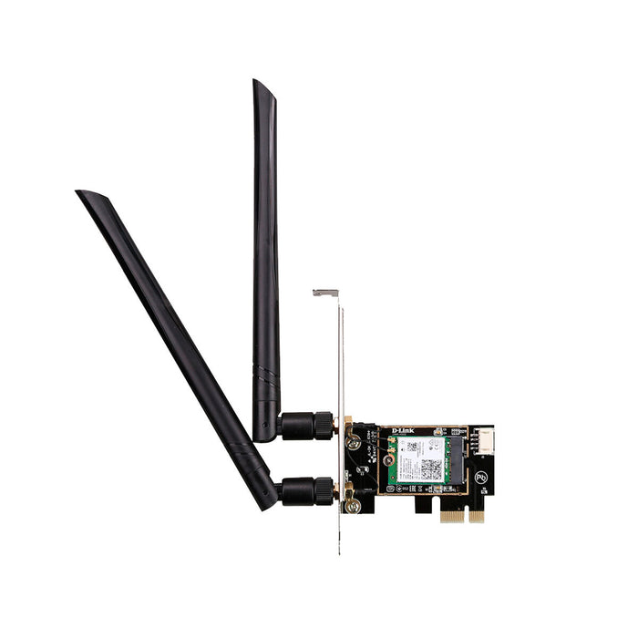 Рутер D-Link DWA-X582 Черен Wi-Fi Bluetooth 5.0 Wi-Fi 6 GHz PCI Express 3000 Mbps