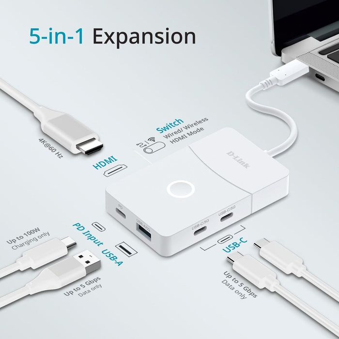 USB извод D-Link DUP-501 Бял