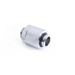 D-Plug Alphacool ES 20mm G1/4 AG auf G1/4 AG Сребрист