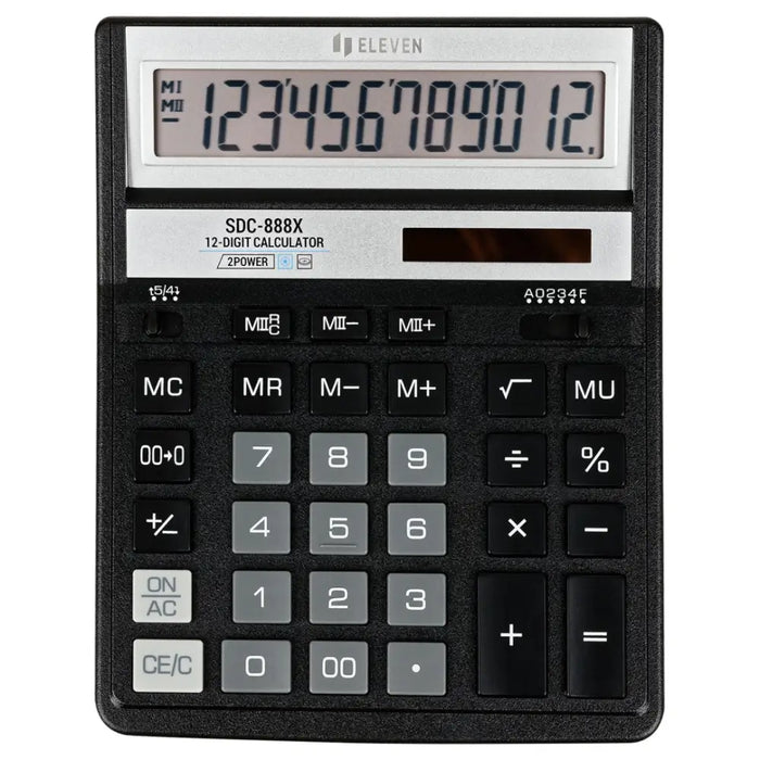 Калкулатор Eleven Office SDC-888X-BK