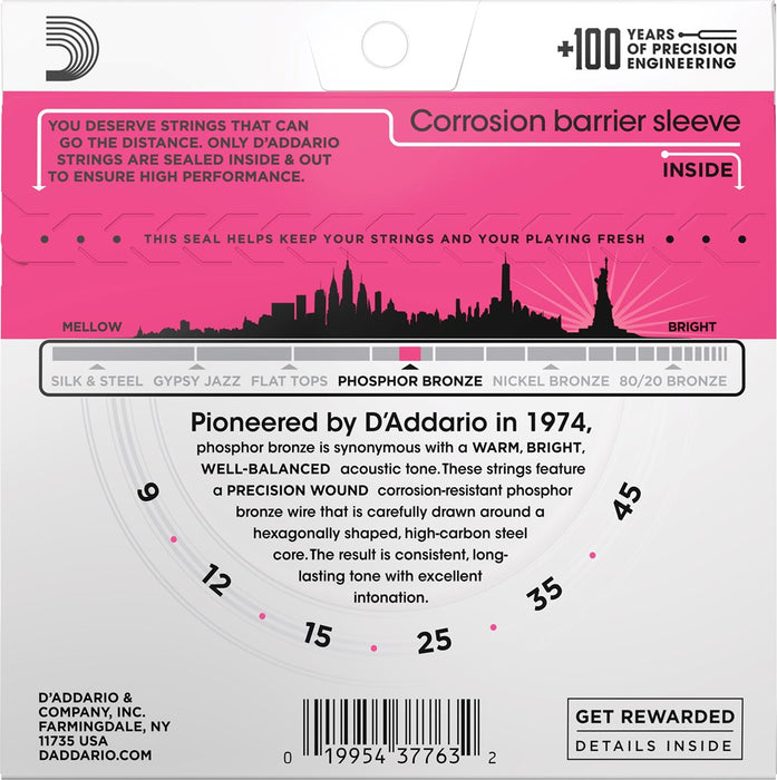 D'Addario EJ23 - струни за акустична китара (9 - 45)