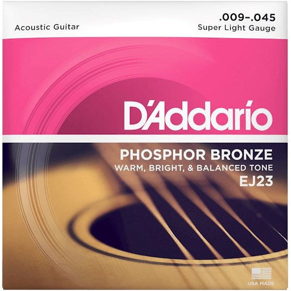 D'Addario EJ23 - струни за акустична китара (9 - 45)