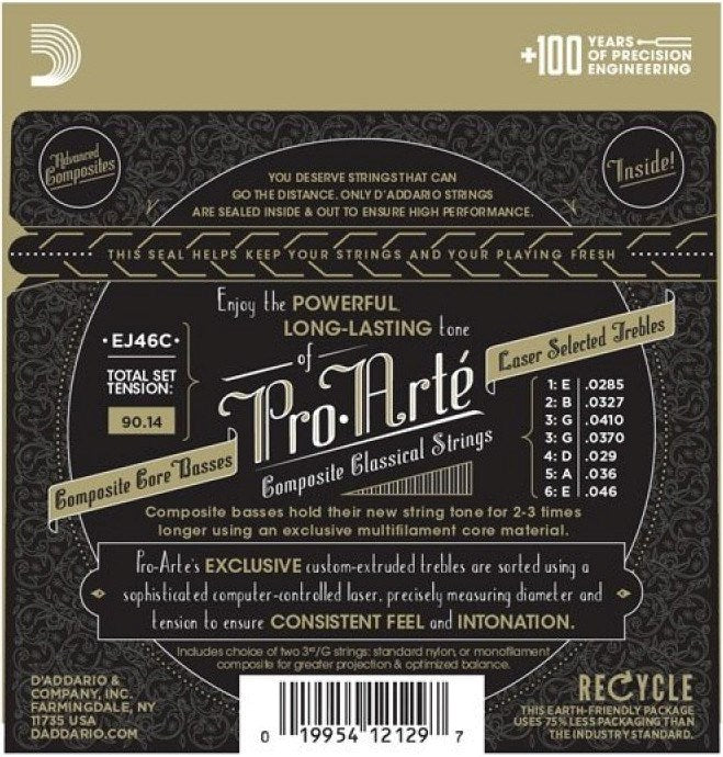 D'Addario EJ46 Pro-Arté - струни за класическа китара
