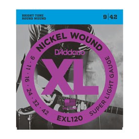 D'Addario EXL120 - струни за електрическа китара (9-42)