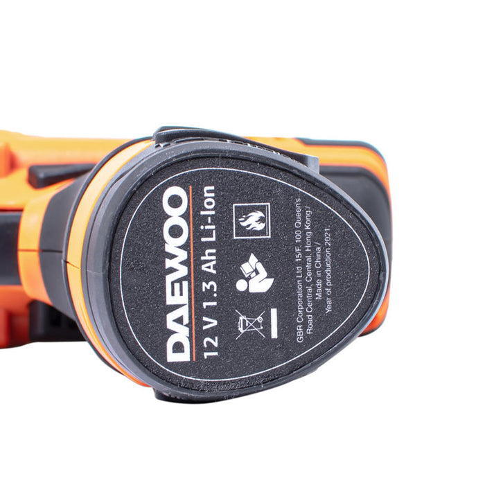 АКУМУЛАТОРНА БОРМАШИНА DAEWOO DALD1210 12 V, 18.00 nm, БРОЙ БАТЕРИИ 1, 1.30 Ah