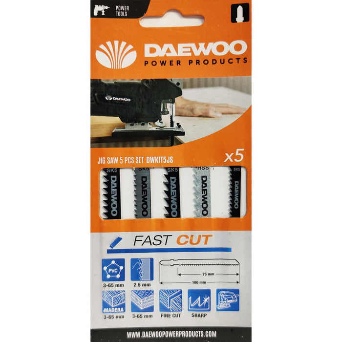 КОМПЛЕКТ НОЖЧЕТА ЗА ПРОБОДЕН ТРИОН 5 БРОЯ DAEWOO DWKIT5JS