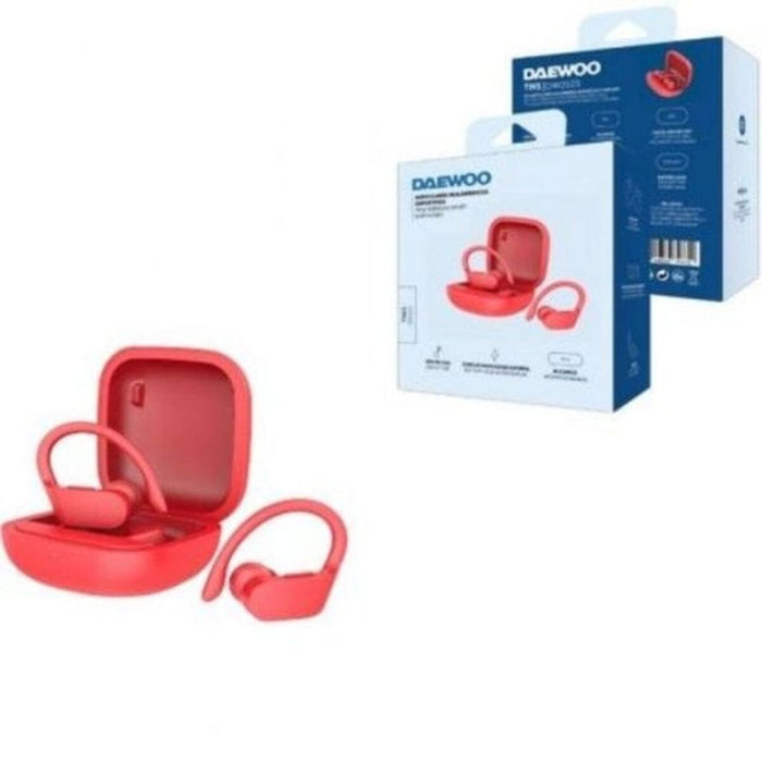 Спортни блутут слушалки Daewoo Червен