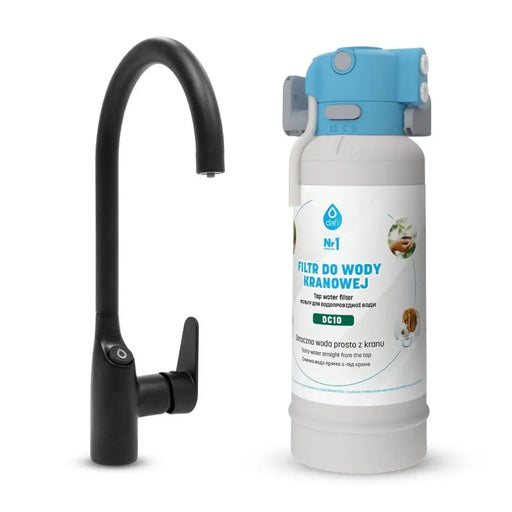 Dafi FLOW COMFORT D1 трипътен кран система COMO черен