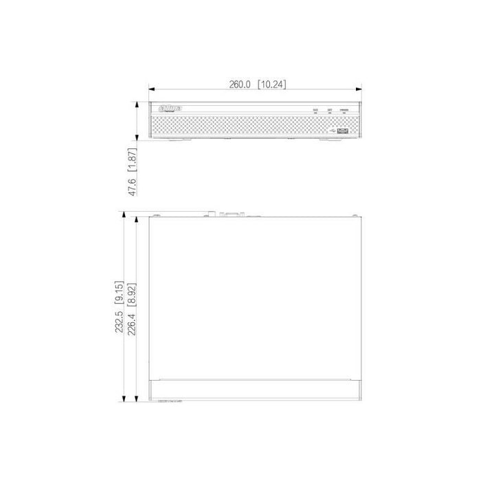 Мрежов видеорекордер DAHUA Technology Lite NVR4108HS-8P-4KS3 Черен