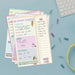Daily planner Finocam TALKUAL 14,8 x 21 cm Бял